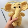 Baby elephant crocheted
