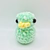 Front view of a crochet duck plushie