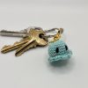 Crochet octopus keychain with keys