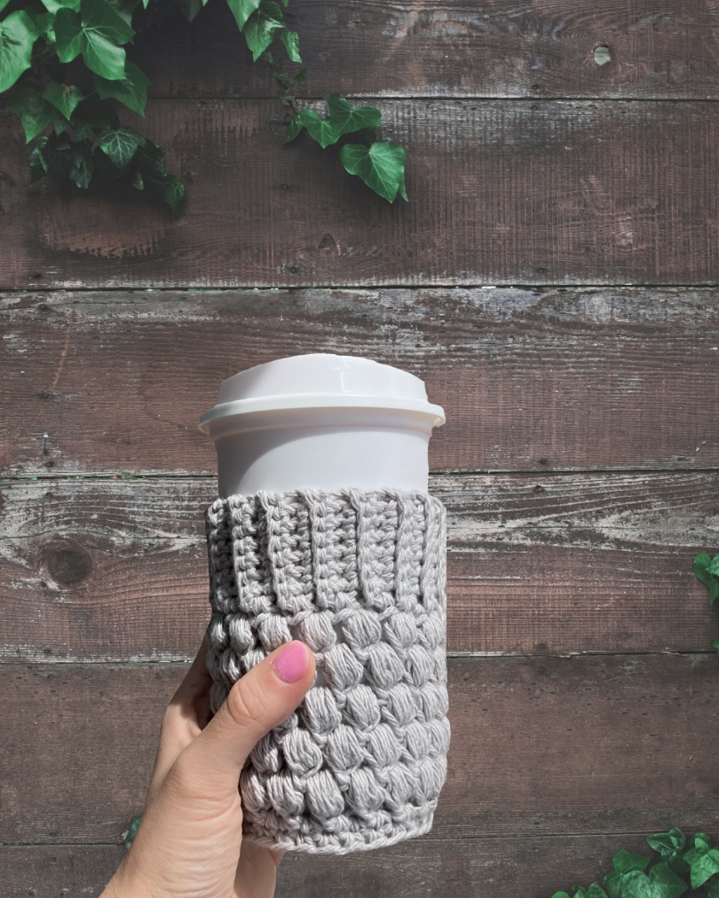 Crochet cup cozy