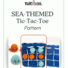 Crochet octopus tic tac toe game pattern